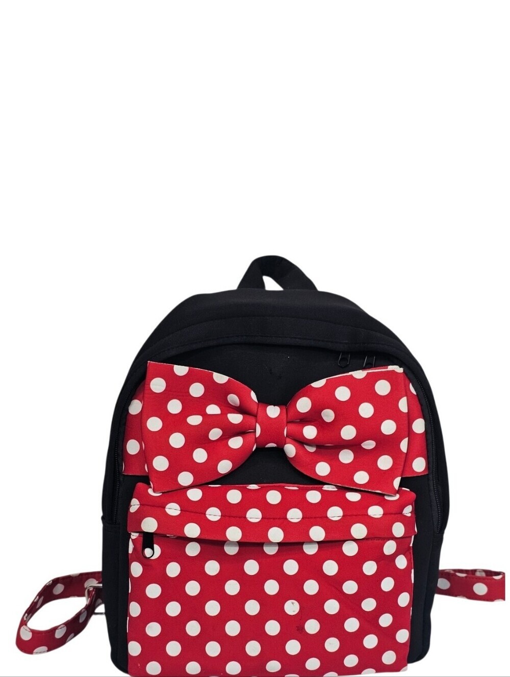Disney Red and White Polka Dot Bow Kids Backpack